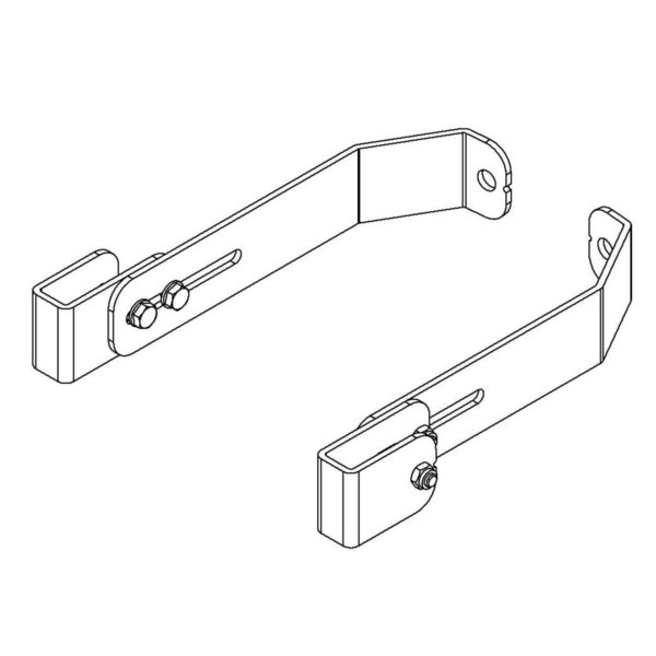 Hailo Professional Wandhalter - Edelstahl 1.4571 variabel | 180 - 250 mm