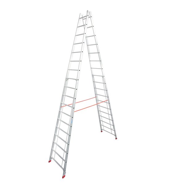 Krause STABILO Sprossen-DoppelLeiter 2x18 Sprossen