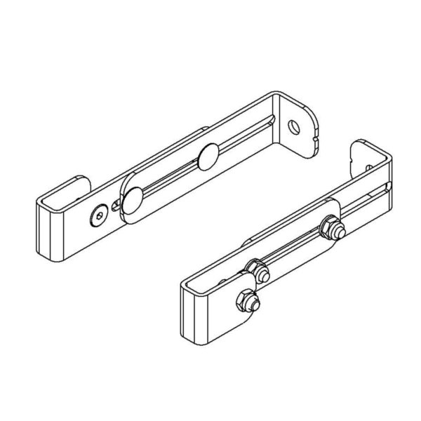 Hailo Professional Wandhalter - Edelstahl 1.4571 variabel | 150 - 300 mm