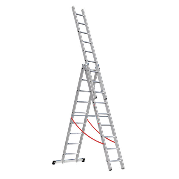 Euroline Alu-Mehrzweckleiter 3-teilig Nr. 207 Vielzweckleiter 3x9