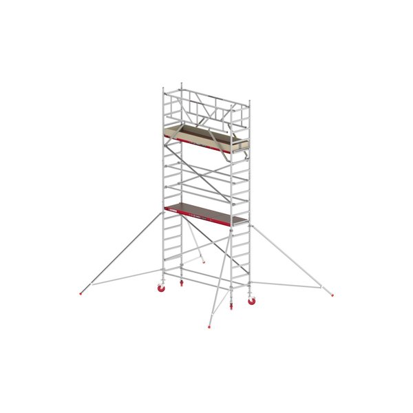Altrex RS TOWER 41, Holzplattform 0,75m x 2,45m Arbeitshöhe 6,2 m