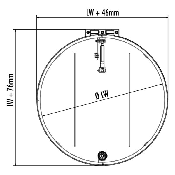 Hailo Professional HS 12-R Kl. A 15 KN / Ø600