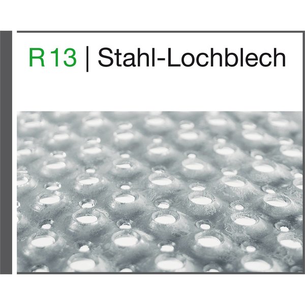 Günzburger Steigtechnik Treppen-Module: Alternative Stufen- und Plattformbeläge Stahl-Lochblech