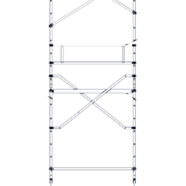 ZARGES Plattformdiagonale für 1,80 m