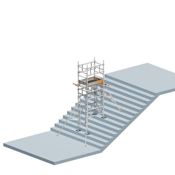 Layher SoloTower mit TREPPENKIT SH= 3M