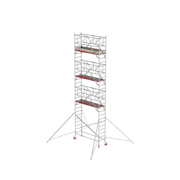 Altrex RS TOWER 41, Holzplattform 0,75m x 2,45m, mit Safe-Quick Arbeitshöhe 9,2 m