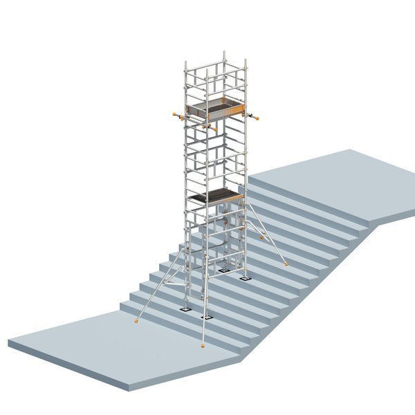 Layher SoloTower mit TREPPENKIT SH= 5M