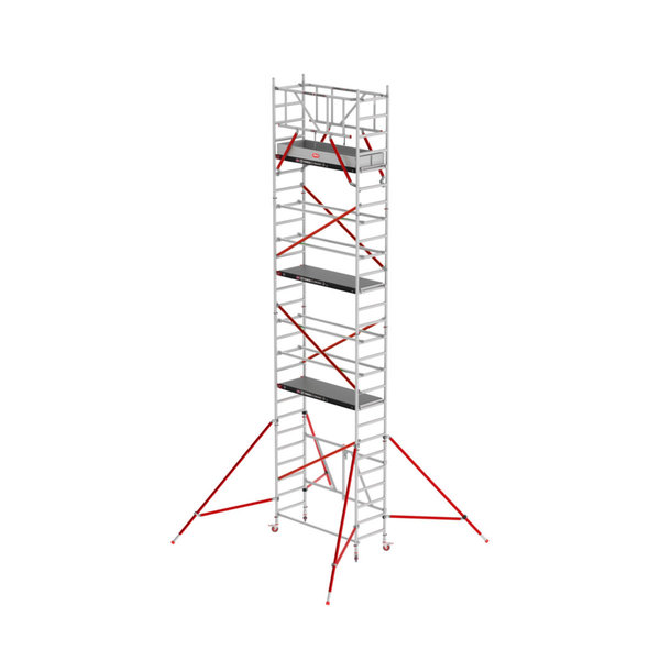 Altrex RS TOWER 54 - Aluminium Klappgerüst schmal - 0.75 x 1.85 m Fiber-Deck® Plattform, Arbeitshöhe 7,80m