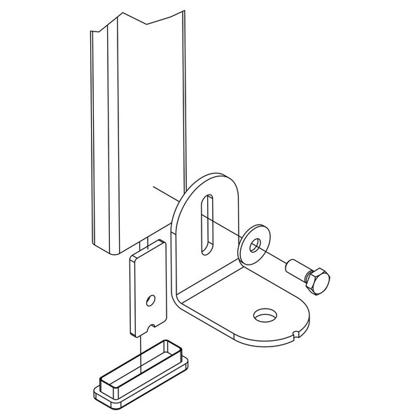 Hailo Professional Leiterfußhalter universal Edelstahl 1.4571